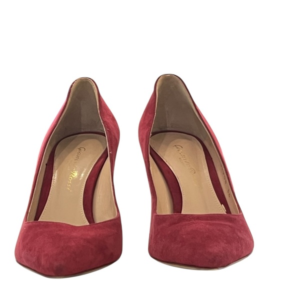 GIANVITO ROSSI 85 suede pumps - Picture 10 of 12